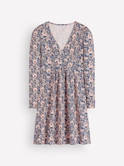 Boden Pink Floral Briony Jersey Short Dress - Image 6 of 6