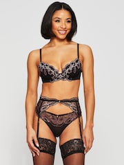 Ann Summers Black Sexy Lace Planet Suspender Belt - Image 3 of 5