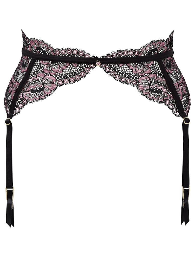 Ann Summers Black Sexy Lace Planet Suspender Belt - Image 5 of 5