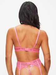 Ann Summers Pink Heart Bouquet Non Padded Plunge Bra - Image 2 of 5