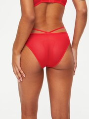 Ann Summers Red Lovers Lace Brazilian Knickers - Image 2 of 5