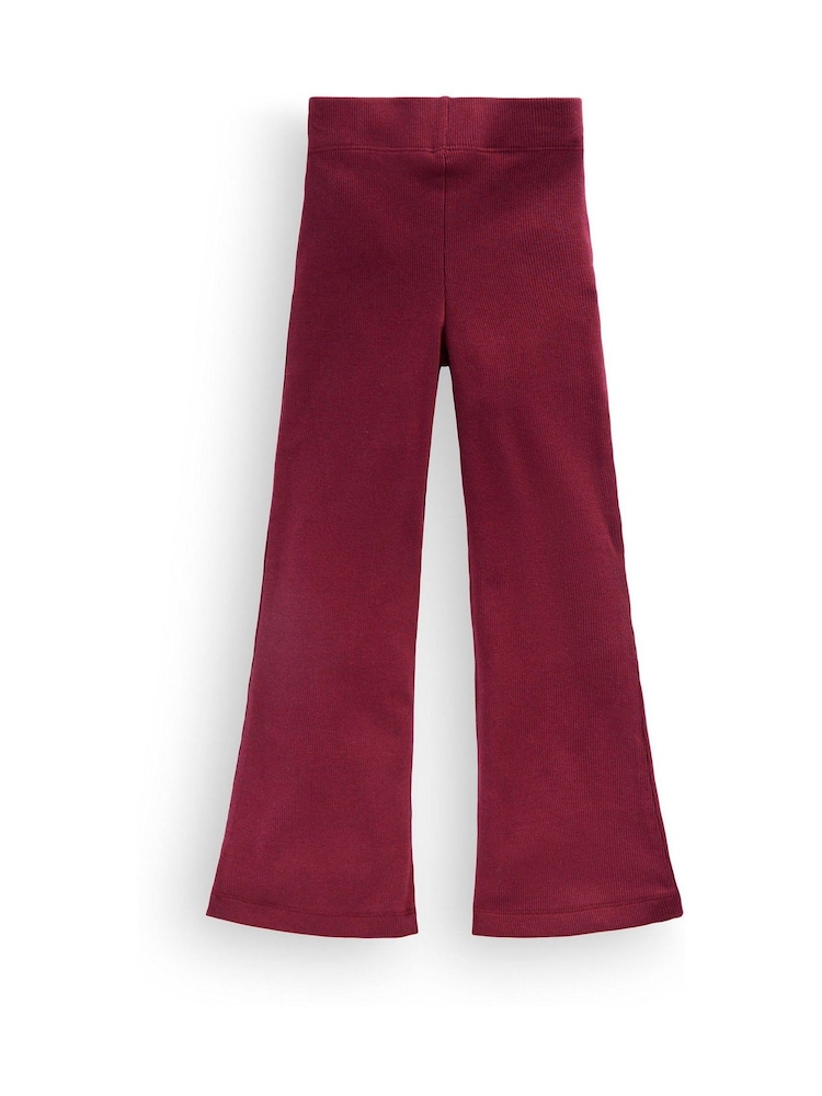 Boden Pink Ribbed Flared Leggings 3-pack - Image 2 of 3 Boden Pink Ribbed Flared Leggings 3-pack - Image 2 of 3