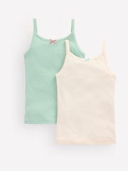 Boden Blue Pointelle Vests 2 Pack - Image 1 of 3