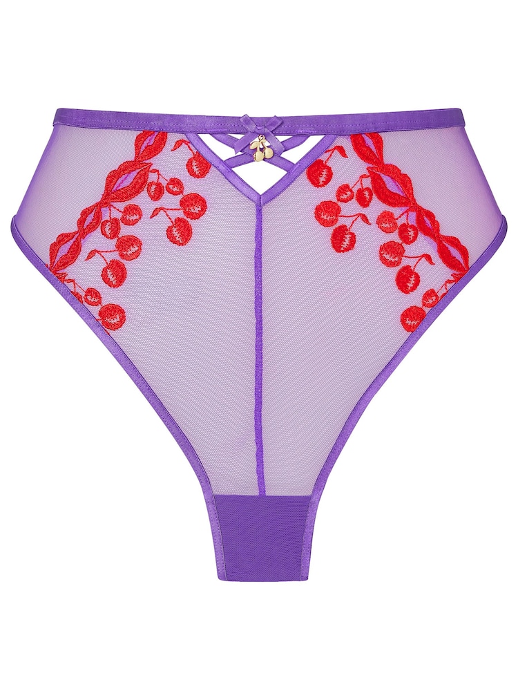 Ann Summers Cherry Kiss High-Waisted Brazilian Knickers - Bild 5 von 5
