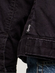 Superdry Black Sherpa Cord Trucker Jacket - Image 5 of 5