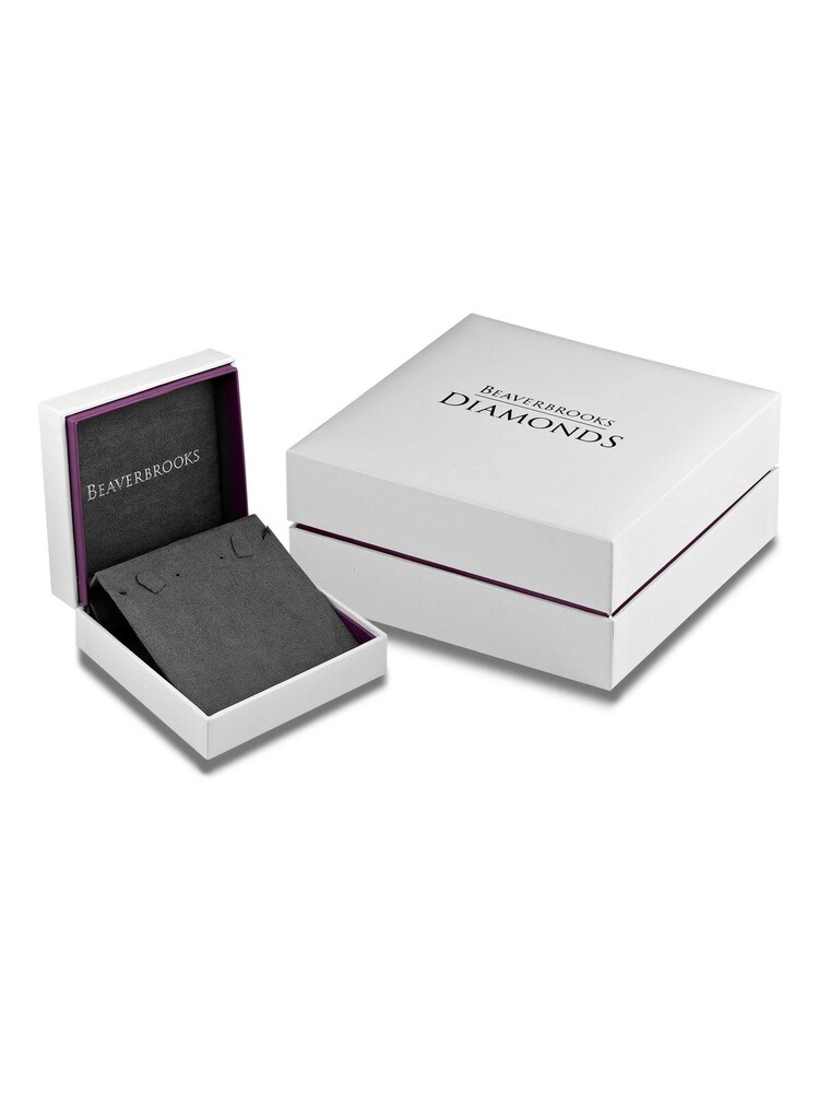 Beaverbrooks 9ct Diamond Heart Pendant and Earrings Set - Image 4 of 4