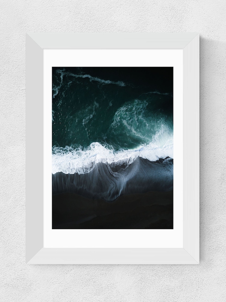 East End Prints White Dark Earth Print - Image 1 of 3