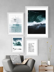 East End Prints White Dark Earth Print - Image 3 of 3