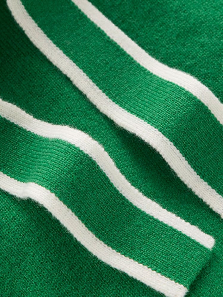 Boden Green Bow Neck Knitted T-Shirt - Image 6 of 6 Boden Green Bow Neck Knitted T-Shirt - Image 6 of 6