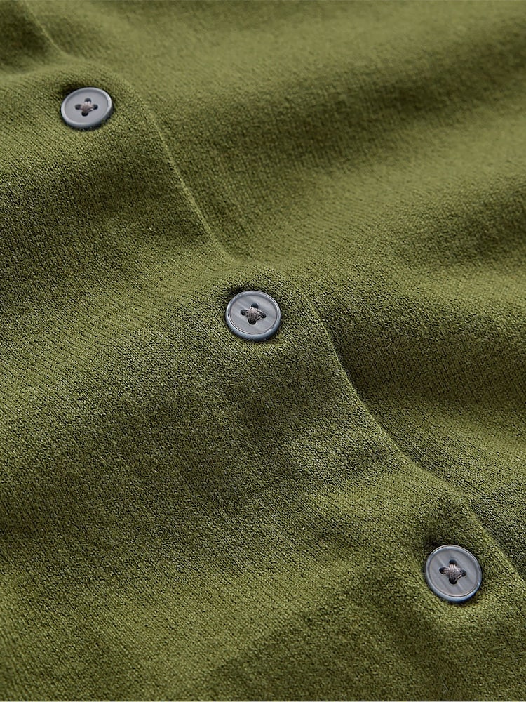 Boden Green Camilla Cotton Crew Cardigan - Image 7 of 7 Boden Green Camilla Cotton Crew Cardigan - Image 7 of 7
