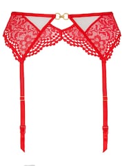 Ann Summers Red Lovers Lace Suspender Belt - Image 5 of 5