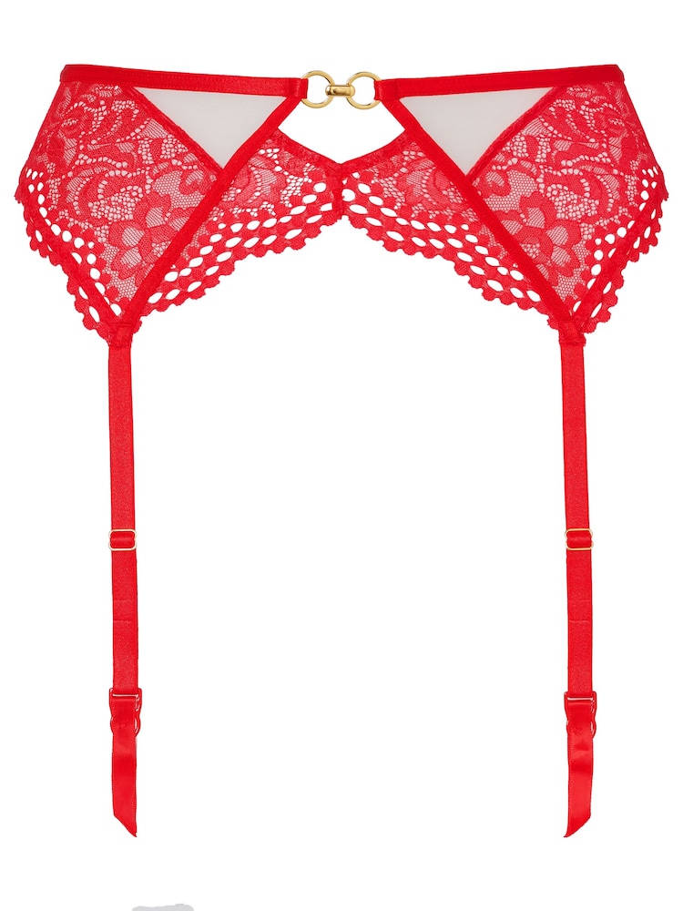 Ann Summers Red Lovers Lace Suspender Belt - Image 5 of 5 Ann Summers Red Lovers Lace Suspender Belt - Image 5 of 5