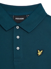 Lyle & Scott Apres Blue Boys Classic Polo Shirt - Image 4 of 5