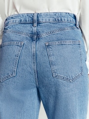 Boden Blue High Rise Straight Jeans - Image 6 of 7