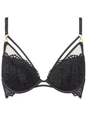 Ann Summers Black Lovers Lace Padded Plunge Bra - Image 8 of 8