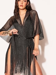 Ann Summers Black Kuta Short Beach Coverup - Image 3 of 6