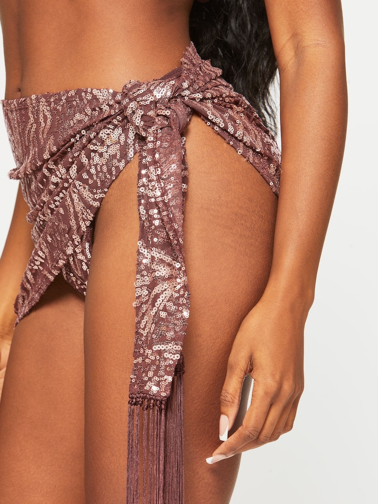 Ann Summers Brown Sultry Heat Sequin Sarong - Image 5 of 6