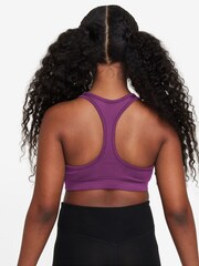 Nike Purple Dri-FIT Swoosh Support Bra - Image 2 of 3