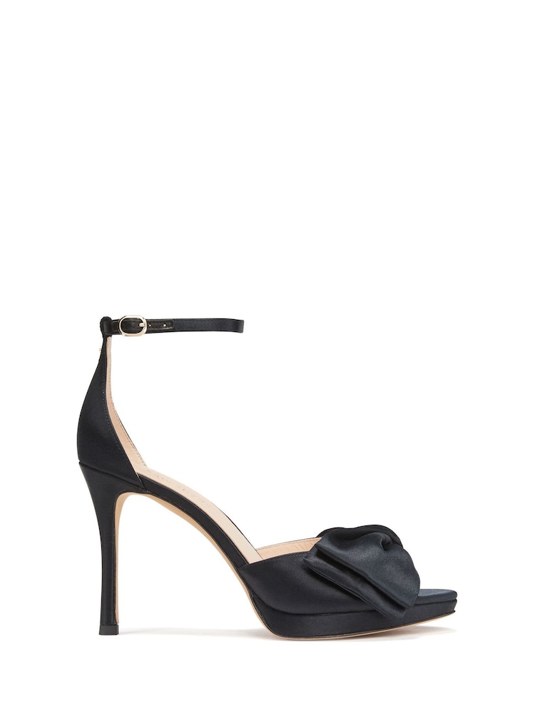 kate spade new york Satin Bridal Bow Court Heel Sandals - Image 1 of 4