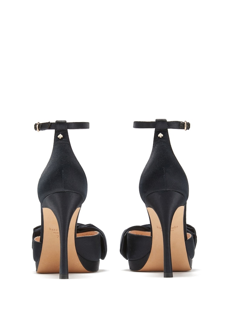 kate spade new york Satin Bridal Bow Court Heel Sandals - Image 2 of 4