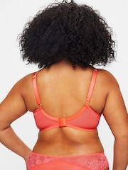 Ann Summers Orange Sexy Lace Planet Padded Plunge Bra - Image 2 of 7
