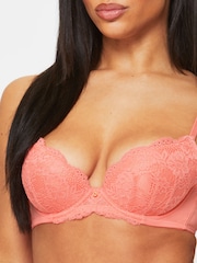 Ann Summers Orange Sexy Lace Planet Padded Plunge Bra - Image 3 of 7