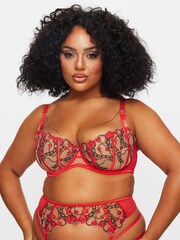 Ann Summers Red Locket Heart Non Pad Balcony Bra - Image 3 of 8