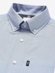 Pale Blue Regular Fit Easy Iron Button Down Oxford Shirt - Image 4 of 5