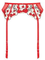 Ann Summers Red Locket Heart Suspender Belt - Image 6 of 6