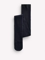 Boden Blue Cable Knit Tights - Image 1 of 3