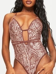 Ann Summers Brown Sultry Heat Sequin Soft Swimsuit - Image 4 of 5