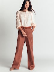 Boden Cream Ara Jersey Shirt - Image 4 of 6