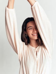 Boden Cream Ara Jersey Shirt - Image 5 of 6