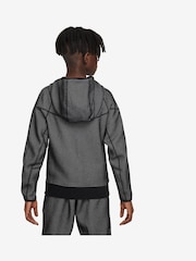 Nike Black Tech Fleece Winterized Zip Through Hoodie - Image 2 of 7