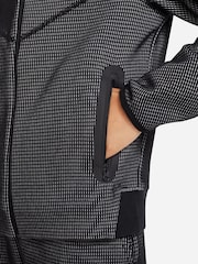 Nike Black Tech Fleece Winterized Zip Through Hoodie - Image 3 of 7