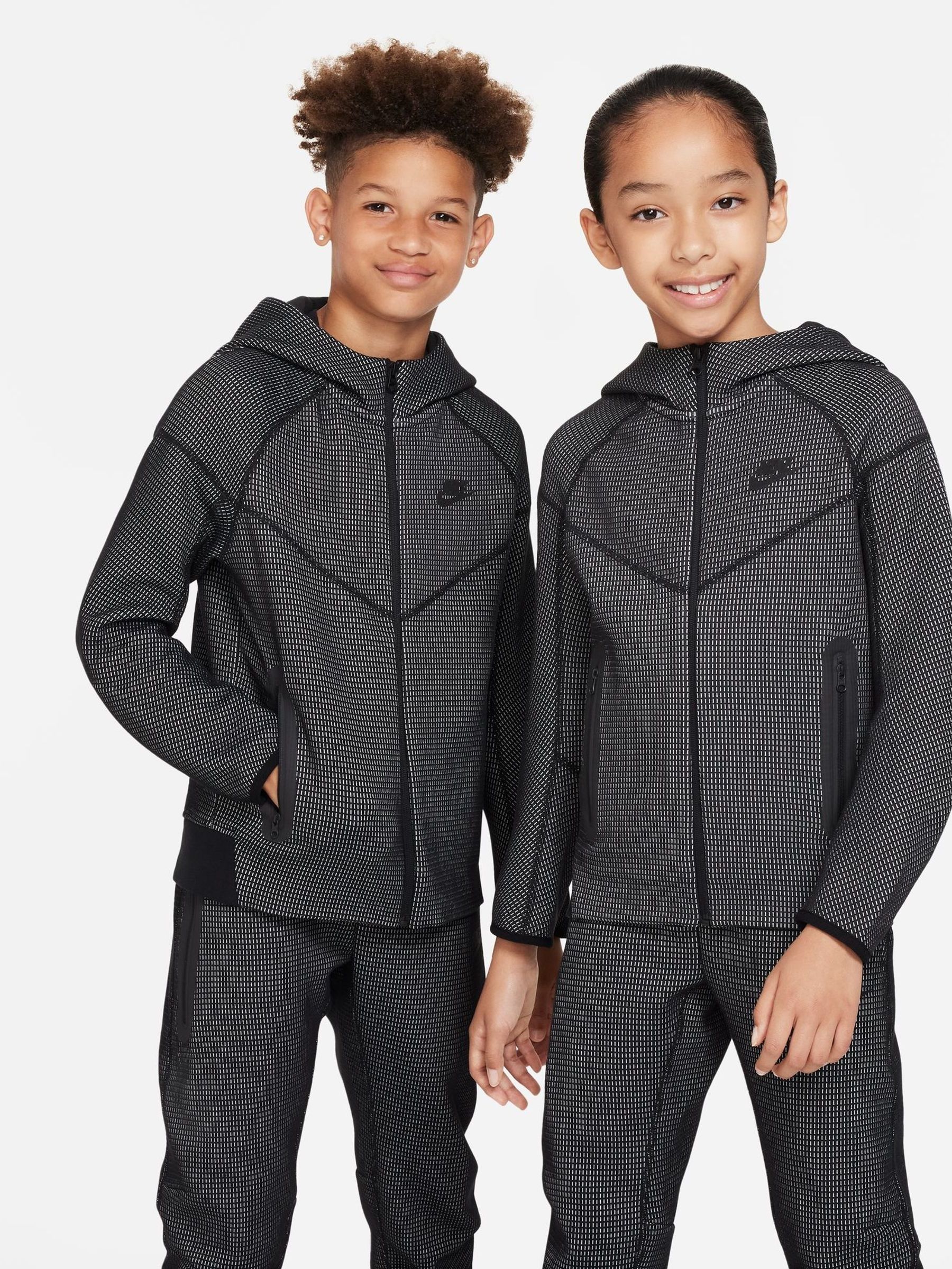 Buy Nike Black Tech Fleece Winterized Zip Through Hoodie from Next Ireland