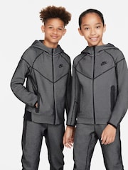 Nike Black Tech Fleece Winterized Zip Through Hoodie - Image 5 of 7