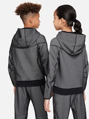 Nike Black Tech Fleece Winterized Zip Through Hoodie - Image 6 of 7