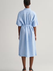 GANT Relaxed Fit Linen Shirt Dress - Image 2 of 7