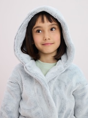 Grey Soft Touch Fleece Dressing Gown (9mths-16yrs) - Image 5 of 8