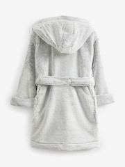 Grey Soft Touch Fleece Dressing Gown (9mths-16yrs) - Image 7 of 8