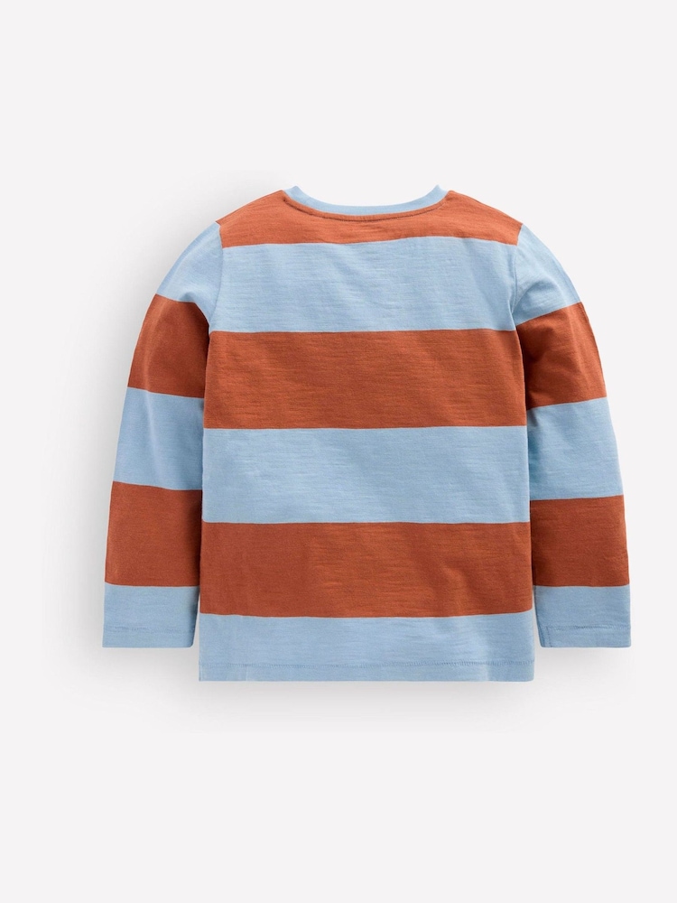 Boden Blue Everyday Long Sleeve T-Shirt - Image 2 of 3 Boden Blue Everyday Long Sleeve T-Shirt - Image 2 of 3