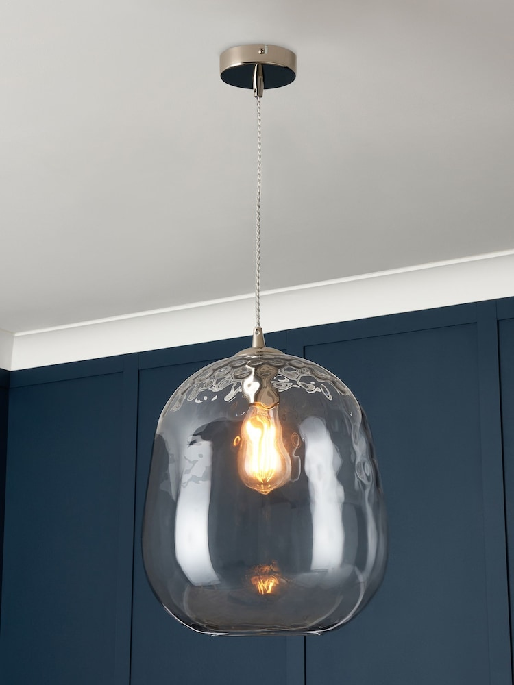 Visconte by BHS Black Minori 1 Light Ceiling Light Pendant - Image 1 of 5