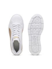 Puma White Karmen Classic Metallic Glam Sneakers - Image 4 of 6