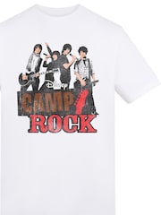 Brands In White Disney Camp Rock Group Shot Boyfriend Fit T-Shirt - Image 3 of 4