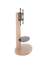 AVF Whitewashed Oak Chepstow 930 Pedestal TV Stand - Image 4 of 9