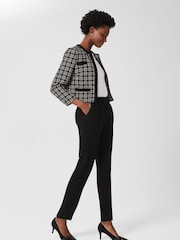Hobbs Black Petite Stevie Tapered Trousers - Image 3 of 4