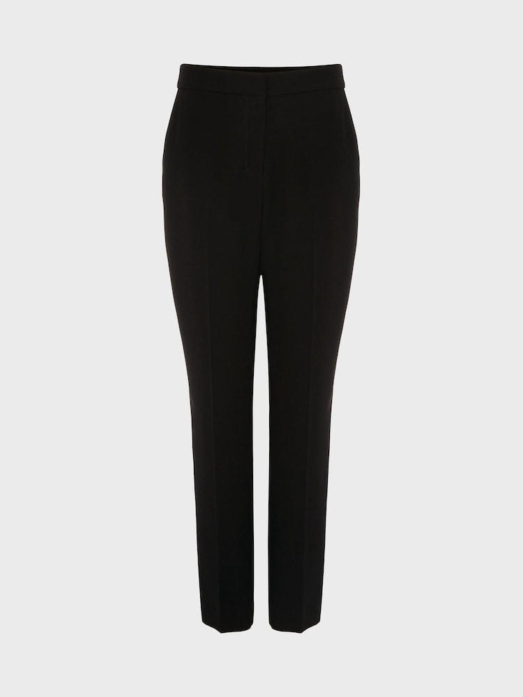 Hobbs Black Petite Stevie Tapered Trousers - Image 4 of 4 Hobbs Black Petite Stevie Tapered Trousers - Image 4 of 4