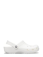 Crocs White Adults Classic Clogs - Image 1 of 7