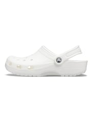 Crocs White Adults Classic Clogs - Image 2 of 7
